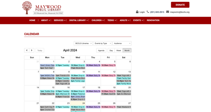 maywood calendar