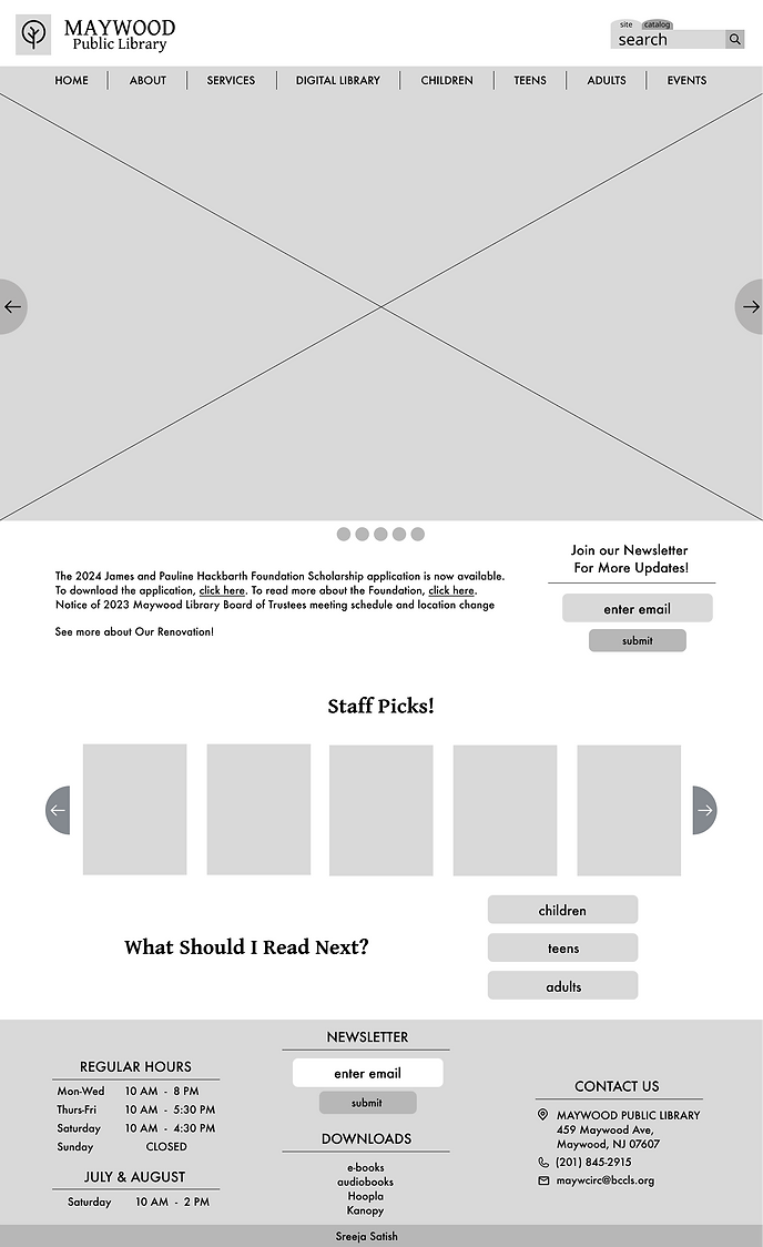 initial wireframe 1